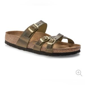 Birkenstock Franca in Olive Oiled Leather
